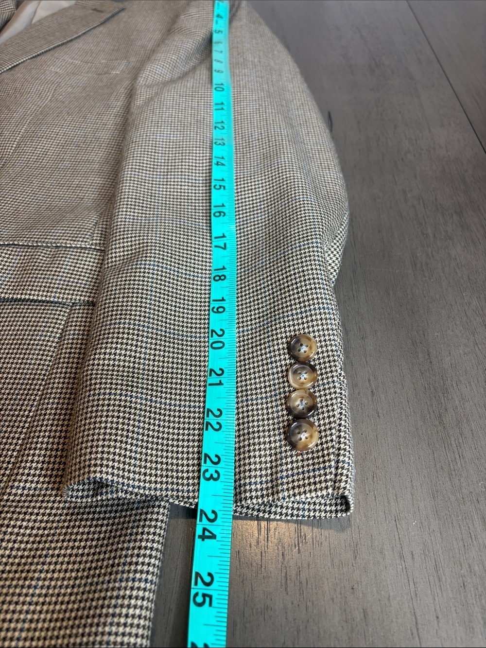 🤎 Lauren Ralph Lauren Men’s Brown Check Blazer 42R Lightweight Sport Coat 🤎 - Picture 10 of 14